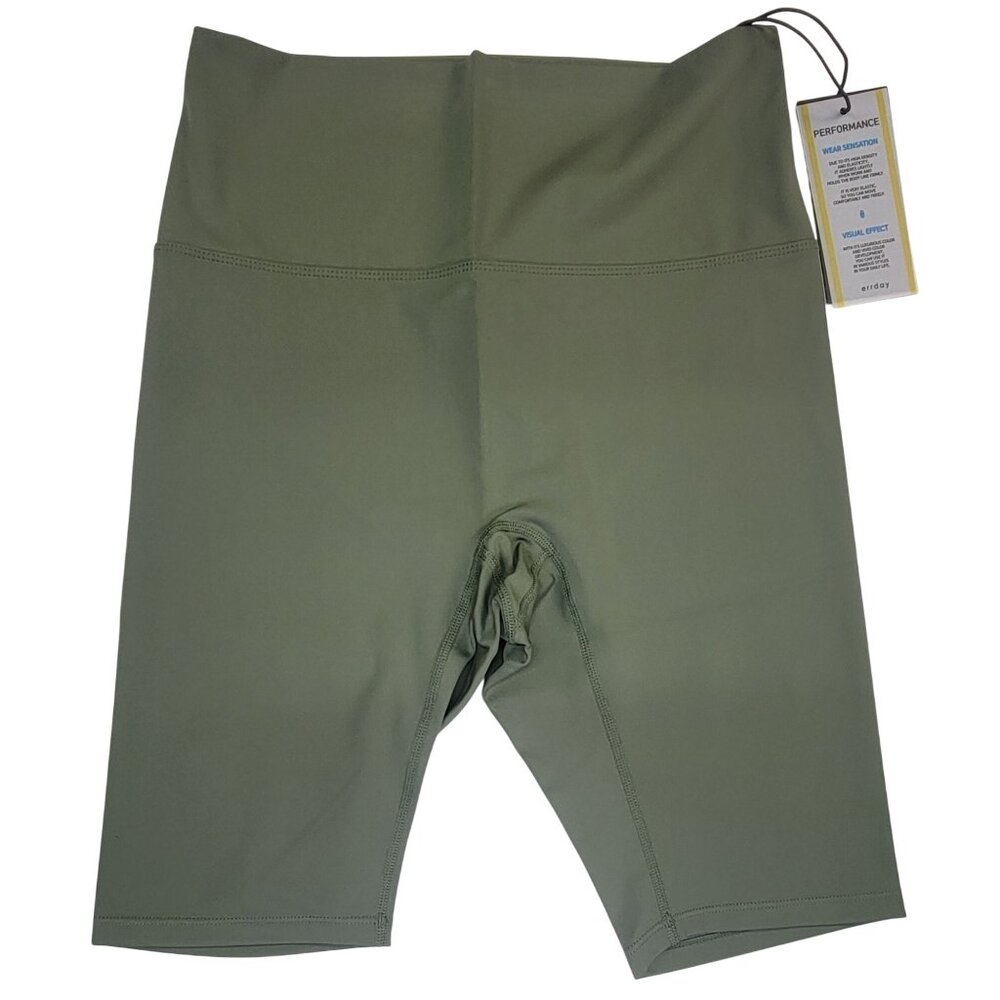 Errday Compression Shorts Olive Yoga  Womens Medium New with Tags